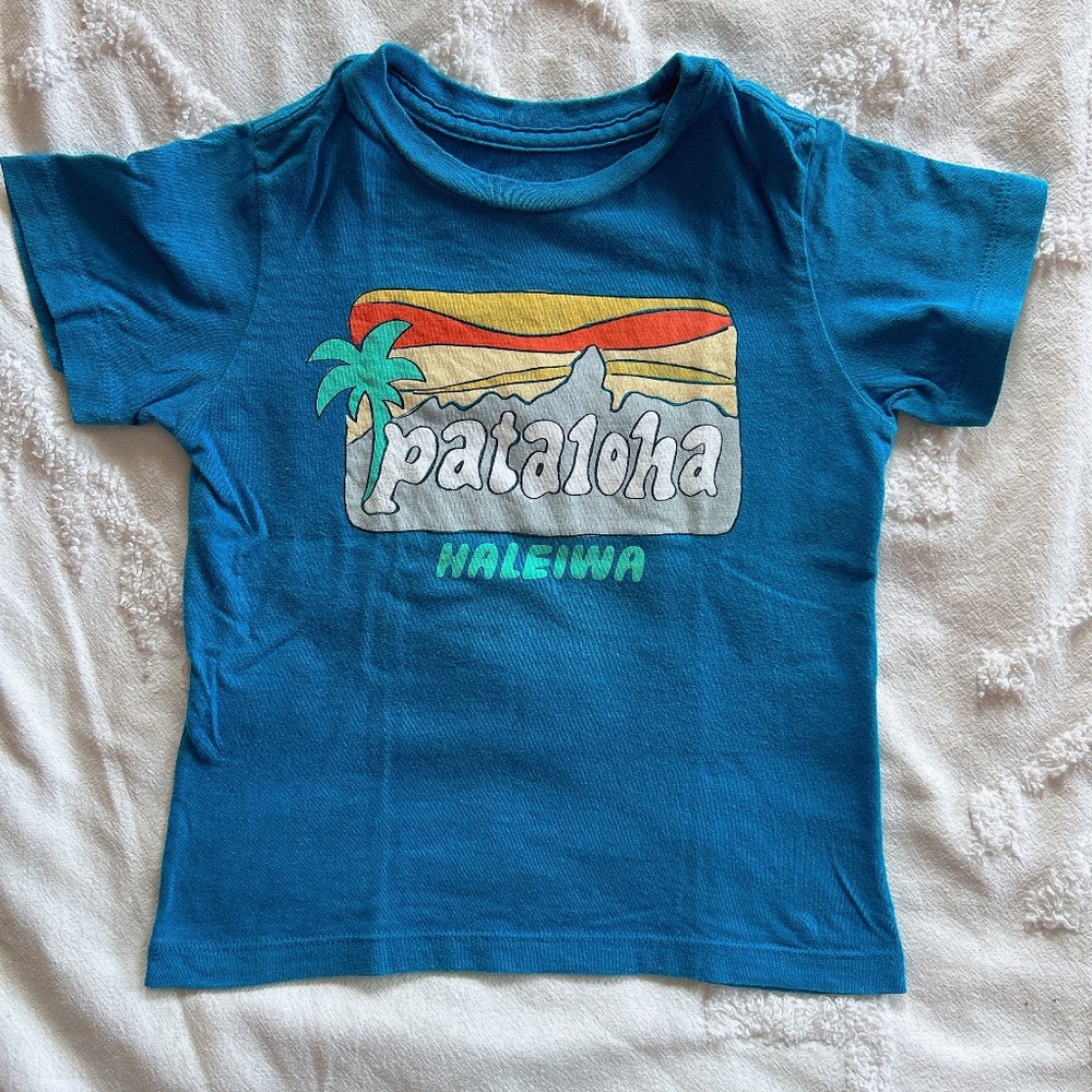 Patagonia “Pataloha” baby toddler T-shirt size 12-18M